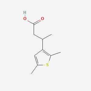 3-(2,5-Dimethylthiophen-3-yl)butanoic acid