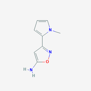 5-Amino-3-(1-methyl-2-pyrrolyl)isoxazole