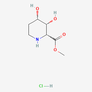 rac-methyl(2R,3R,4S)-3,4-dihydroxypiperidine-2-carboxylatehydrochloride