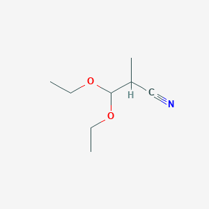 3,3-Diethoxy-2-methylpropanenitrile