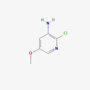 B1357752 2-Chloro-5-methoxypyridin-3-amine CAS No. 720666-45-5