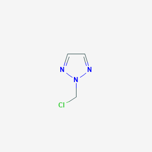 molecular formula C3H4ClN3 B1357754 2-(Chloromethyl)-2H-1,2,3-triazole CAS No. 80199-90-2