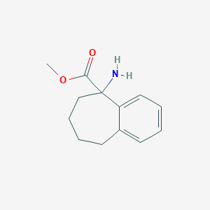 Methyl 5-amino-6,7,8,9-tetrahydro-5h-benzo[7]annulene-5-carboxylate