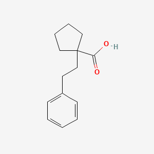 1-(2-phenylethyl) Cyclopentanecarboxylic acid