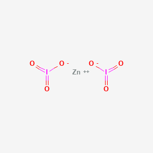 molecular formula Zn(IO3)2<br>I2O6Zn B1357762 Zinc iodate CAS No. 7790-37-6