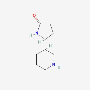 5-(Piperidin-3-yl)pyrrolidin-2-one