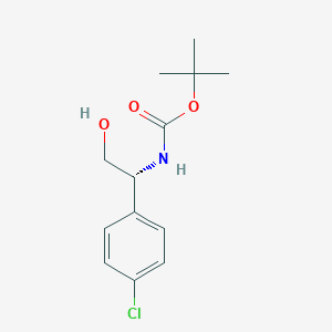 (R)-tert-Butyl (1-(4-chlorophenyl)-2-hydroxyethyl)carbamate