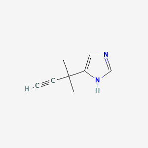 5-(2-methylbut-3-yn-2-yl)-1H-imidazole