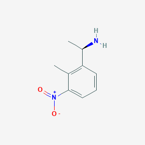 (R)-1-(2-Methyl-3-nitrophenyl)ethan-1-amine