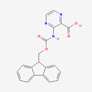 3-((((9h-Fluoren-9-yl)methoxy)carbonyl)amino)pyrazine-2-carboxylic acid