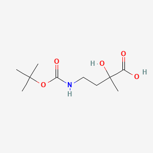 4-{[(Tert-butoxy)carbonyl]amino}-2-hydroxy-2-methylbutanoic acid