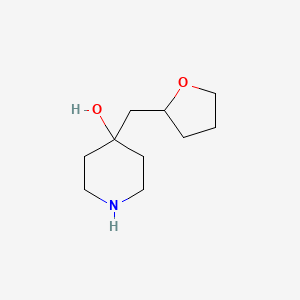 4-((Tetrahydrofuran-2-yl)methyl)piperidin-4-ol