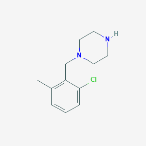 1-(2-Chloro-6-methylbenzyl)piperazine