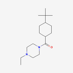 1-(4-Tert-butylcyclohexanecarbonyl)-4-ethylpiperazine