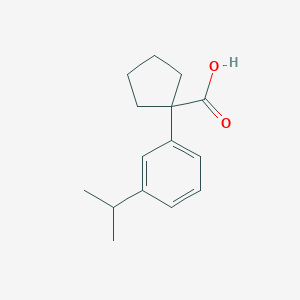 1-(3-Isopropylphenyl)cyclopentane-1-carboxylic acid