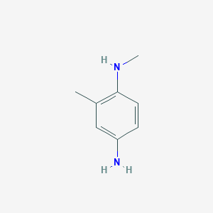 molecular formula C8H12N2 B1357781 1-N,2-dimethylbenzene-1,4-diamine 
