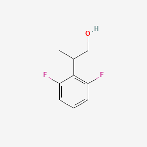 molecular formula C9H10F2O B13577825 2-(2,6-Difluorophenyl)propan-1-ol 