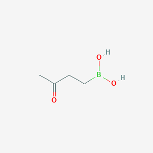 molecular formula C4H9BO3 B13577831 (3-Oxobutyl)boronic acid 