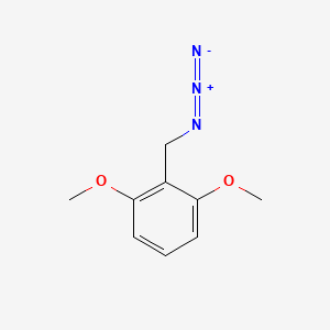 molecular formula C9H11N3O2 B13577859 2-(Azidomethyl)-1,3-dimethoxybenzene 