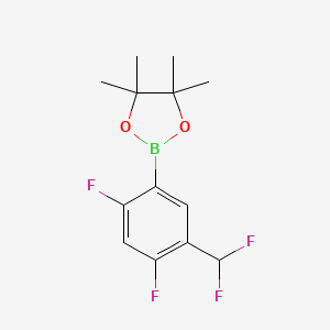 2-(5-(Difluoromethyl)-2,4-difluorophenyl)-4,4,5,5-tetramethyl-1,3,2-dioxaborolane