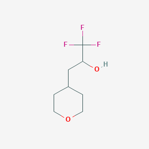 1,1,1-Trifluoro-3-(tetrahydro-2h-pyran-4-yl)propan-2-ol