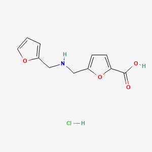 5-({[(Furan-2-yl)methyl]amino}methyl)furan-2-carboxylicacidhydrochloride