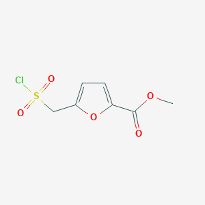 Methyl 5-((chlorosulfonyl)methyl)furan-2-carboxylate