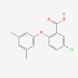 molecular formula C15H13ClO3 B1357792 2-(3,5-Dimethylphenoxy)-5-chlorobenzoic acid 