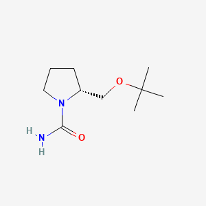 (2R)-2-[(tert-butoxy)methyl]pyrrolidine-1-carboxamide