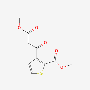 Methyl 3-(3-methoxy-3-oxopropanoyl)thiophene-2-carboxylate