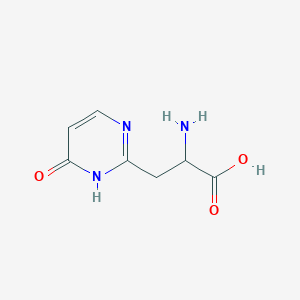 2-Amino-3-(4-hydroxypyrimidin-2-yl)propanoic acid