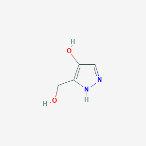 3-(hydroxymethyl)-1H-pyrazol-4-ol