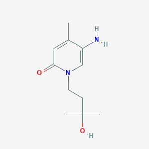 5-Amino-1-(3-hydroxy-3-methylbutyl)-4-methylpyridin-2(1h)-one