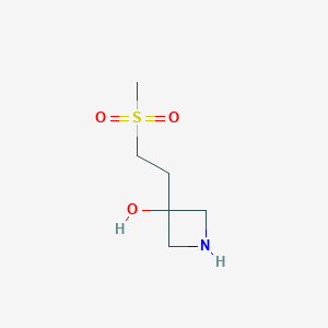 3-(2-(Methylsulfonyl)ethyl)azetidin-3-ol