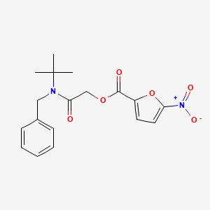 [Benzyl(tert-butyl)carbamoyl]methyl 5-nitrofuran-2-carboxylate