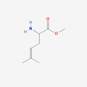 Methyl 2-amino-5-methylhex-4-enoate