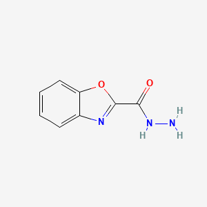 molecular formula C8H7N3O2 B1357808 Benzo[d]oxazole-2-carbohydrazide CAS No. 27507-90-0