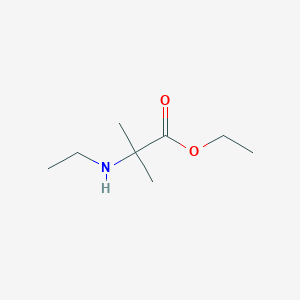 Ethyl 2-(ethylamino)-2-methylpropanoate