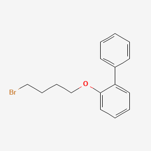 molecular formula C16H17BrO B1357813 1-(4-溴丁氧基)-2-苯基苯 CAS No. 53669-77-5
