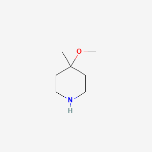 molecular formula C7H15NO B1357814 4-甲氧基-4-甲基哌啶 CAS No. 3970-72-7