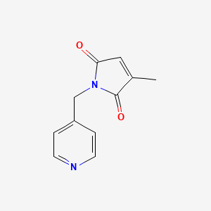 3-Methyl-1-[(pyridin-4-yl)methyl]-2,5-dihydro-1h-pyrrole-2,5-dione