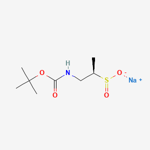 sodium(2R)-1-{[(tert-butoxy)carbonyl]amino}propane-2-sulfinate