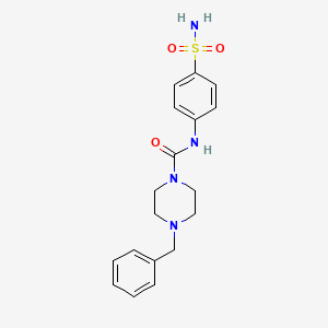 1-(4-Aminosulfonyl-anilinoformyl)-4-benzyl-piperazine