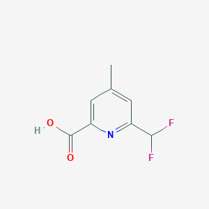 2-(Difluoromethyl)-4-methylpyridine-6-carboxylic acid