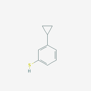 molecular formula C9H10S B13578240 3-Cyclopropylbenzene-1-thiol 