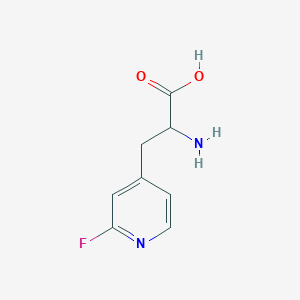 2-Amino-3-(2-fluoropyridin-4-yl)propanoic acid