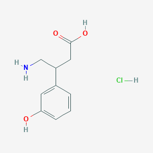 4-Amino-3-(3-hydroxyphenyl)butanoicacidhydrochloride