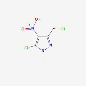 5-chloro-3-(chloromethyl)-1-methyl-4-nitro-1H-pyrazole