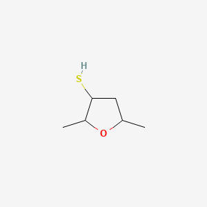 molecular formula C6H12OS B1357826 2,5-二甲基四氢呋喃-3-硫醇 CAS No. 26486-21-5