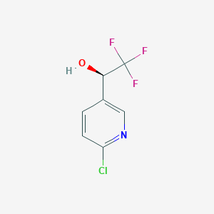 (1R)-1-(6-chloropyridin-3-yl)-2,2,2-trifluoroethanol